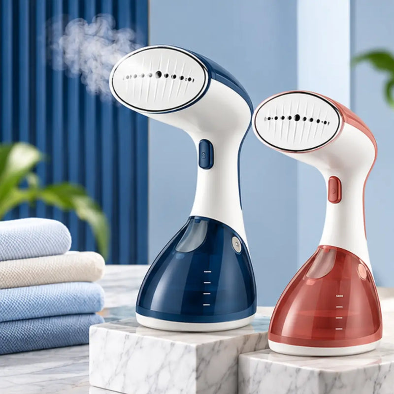 Portable Garment Steamer – 1800W, LCD Display, 3 Steam Levels