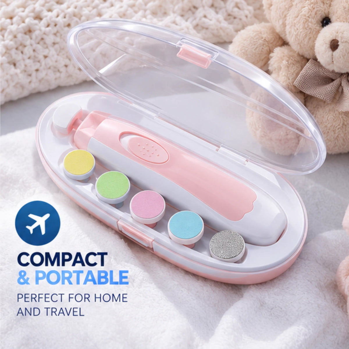 Electric Baby Nail Trimmer UAE | LED Light