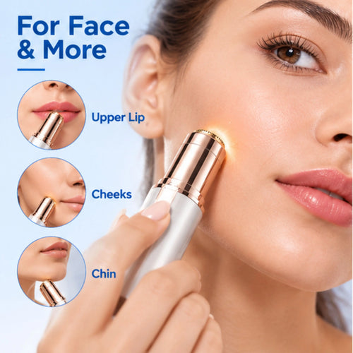 Battery-Operated Facial Hair Remover for Lip, Chin & Cheeks