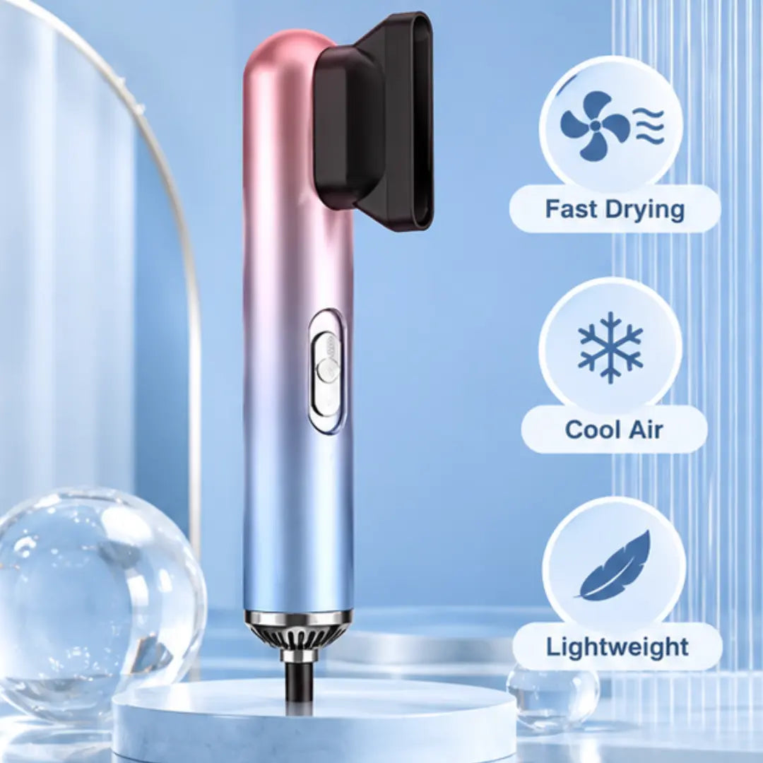 Compact Travel Hair Dryer – Foldable, Ionic