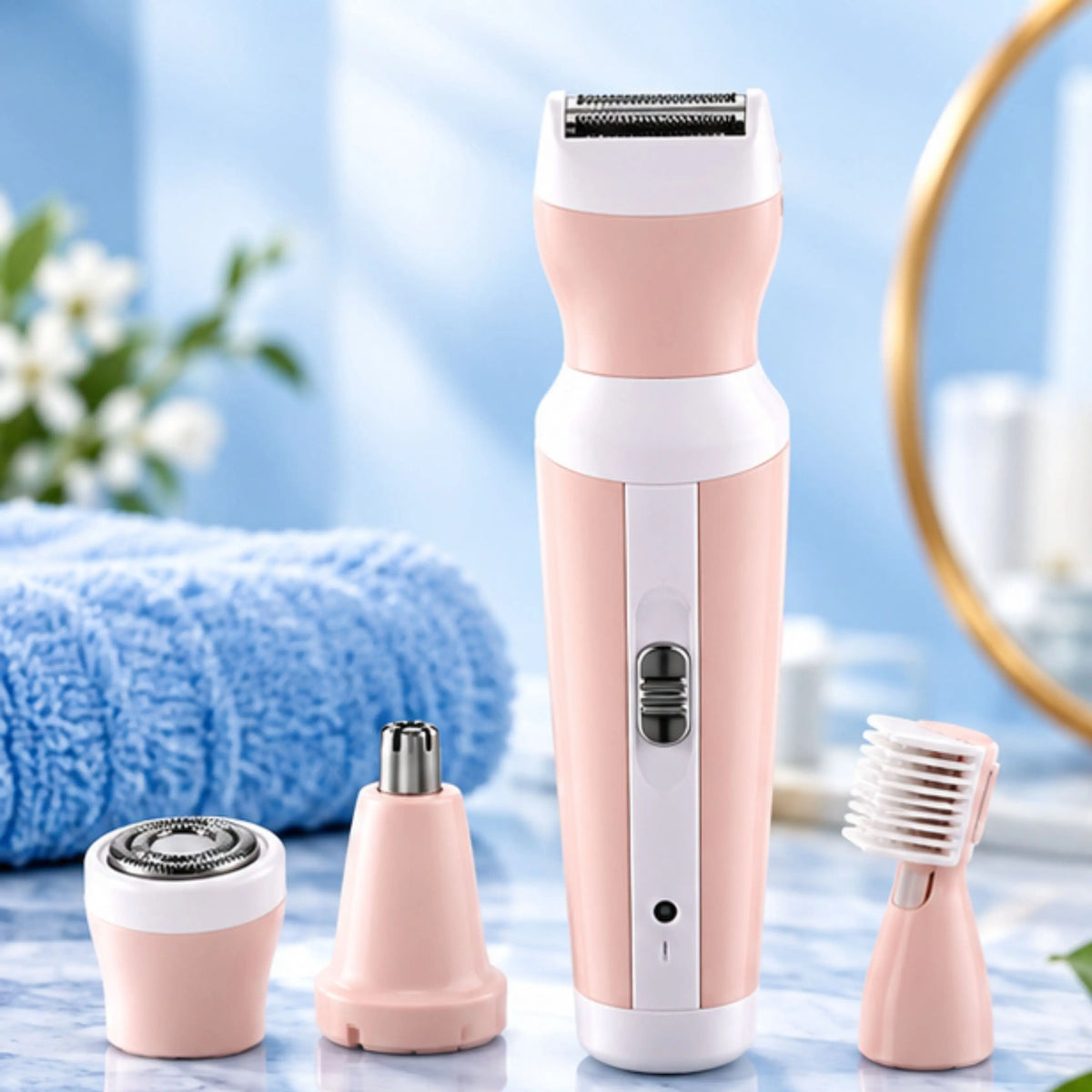 Cordless Electric Leg Shaver with LED Light – Rechargeable