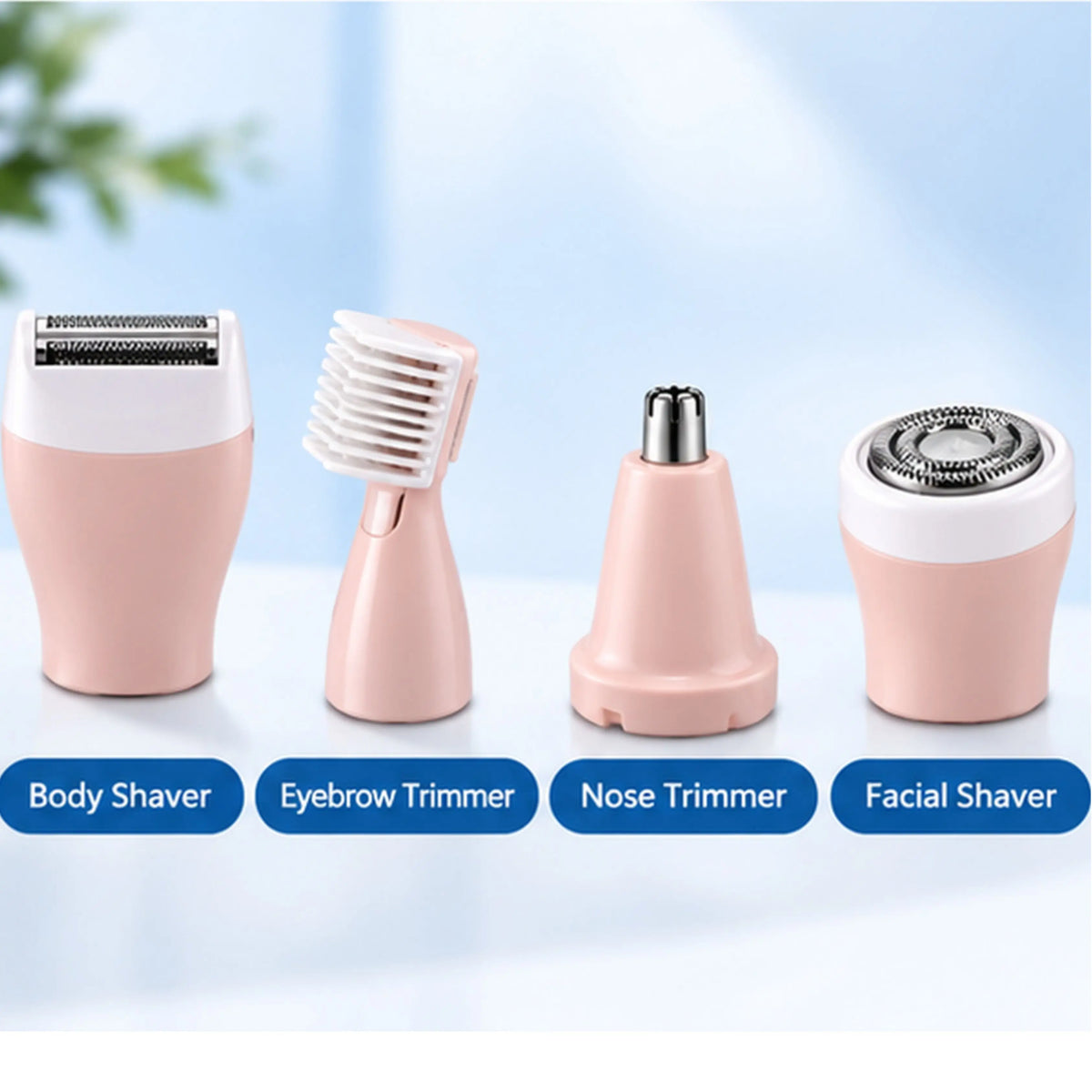 Cordless Electric Leg Shaver with LED Light – Rechargeable