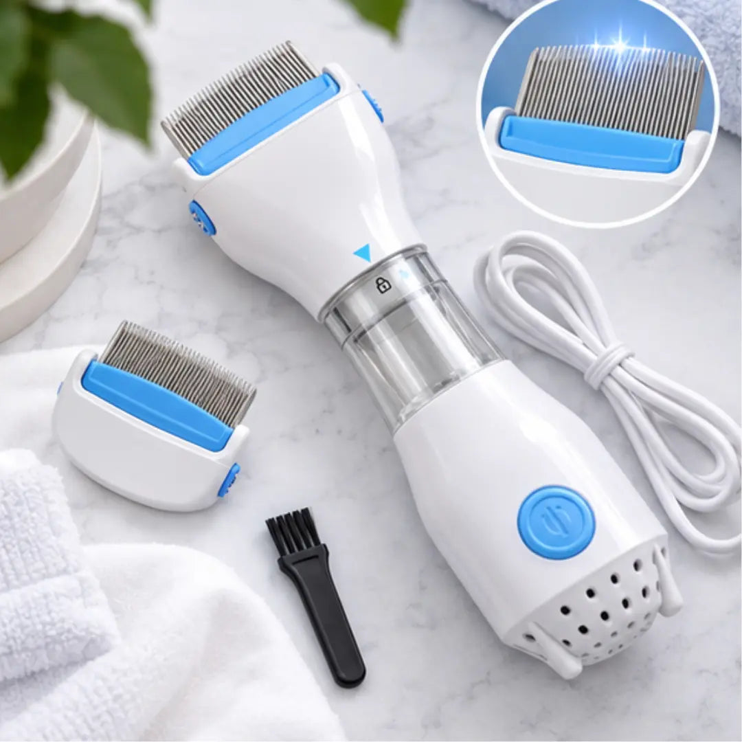Electric Lice Comb with Suction Filter – for All Ages