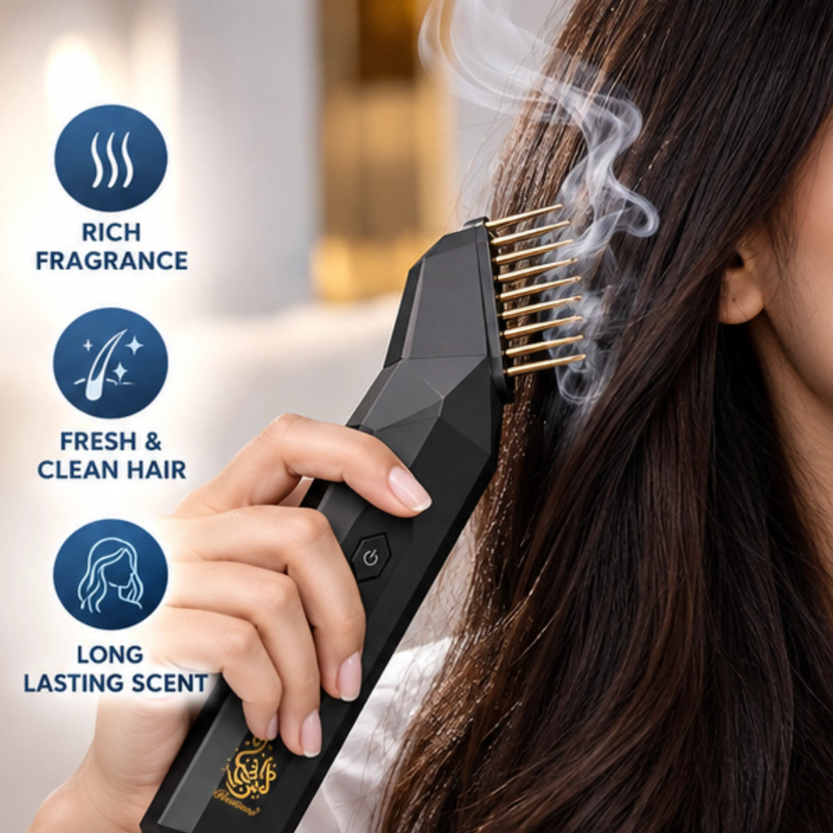 Hair Bakhoor Comb UAE | USB Rechargeable