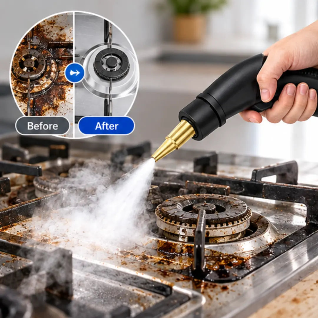 Handheld Pressurized Steam Cleaner with 6 Steam Levels