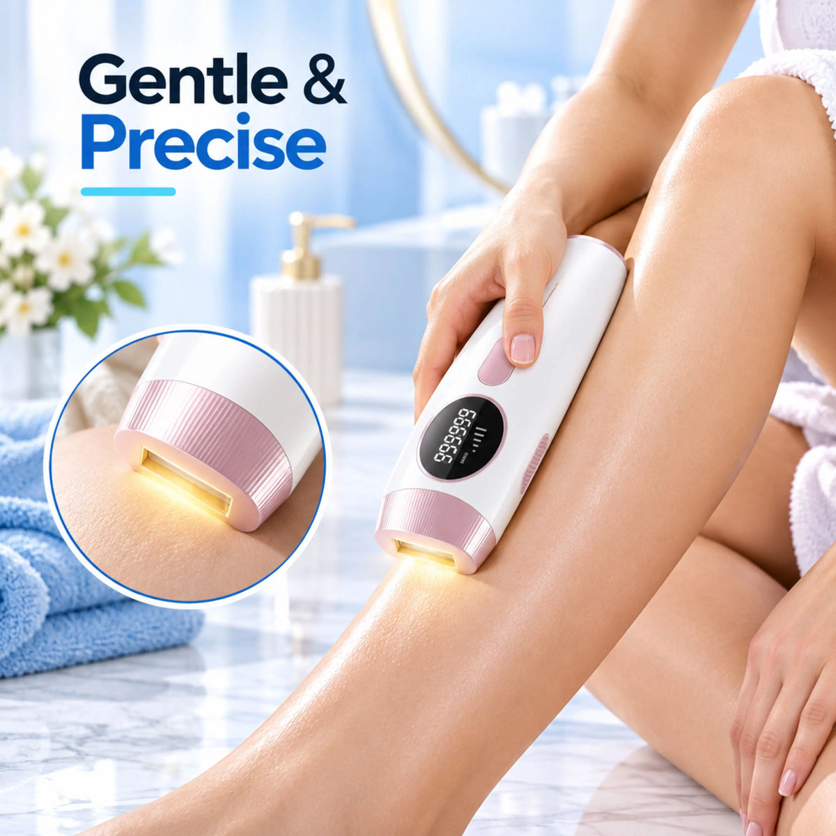 IPL Hair Removal Device with LCD Screen – 5 Energy Levels