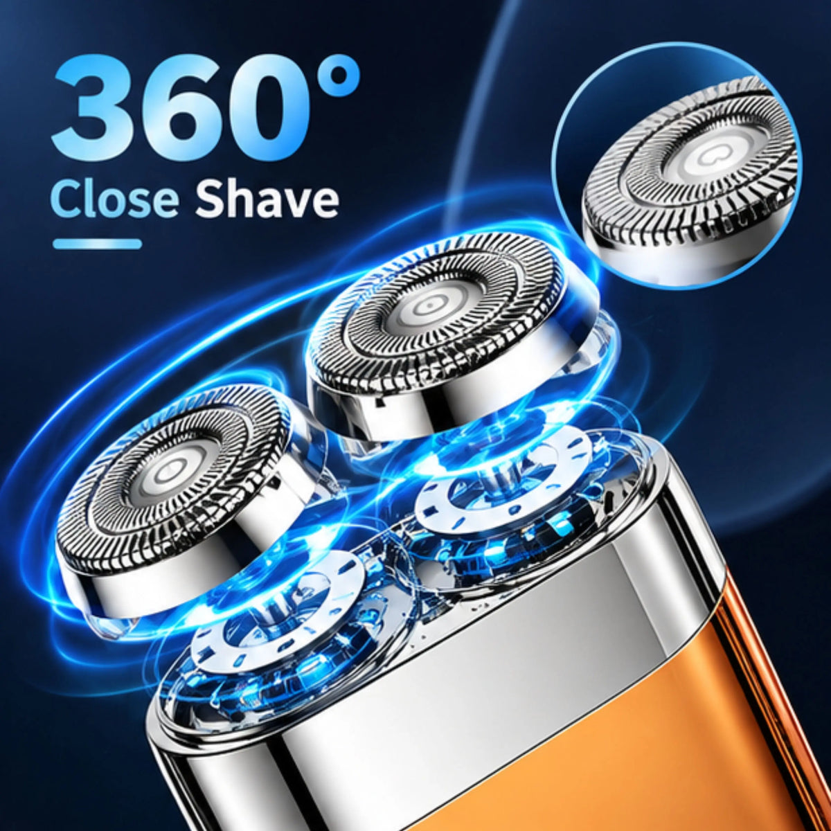 Mini Dual-Head Electric Shaver for Men – USB Rechargeable