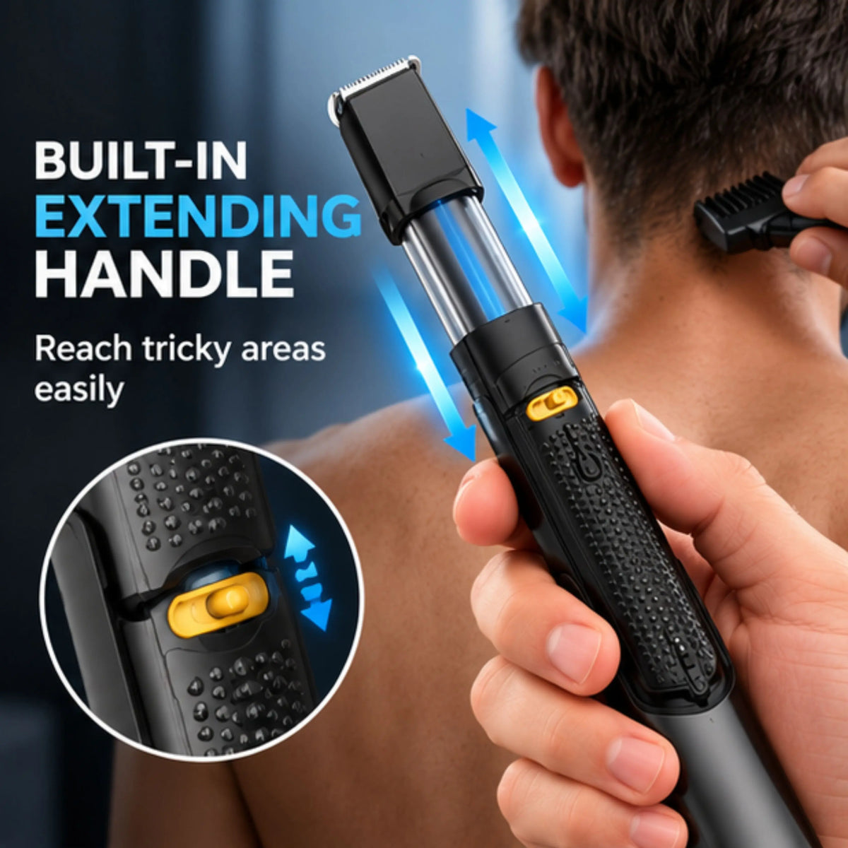 Multifunctional Haircut & Beard Trimmer Tool with 5 Attachments