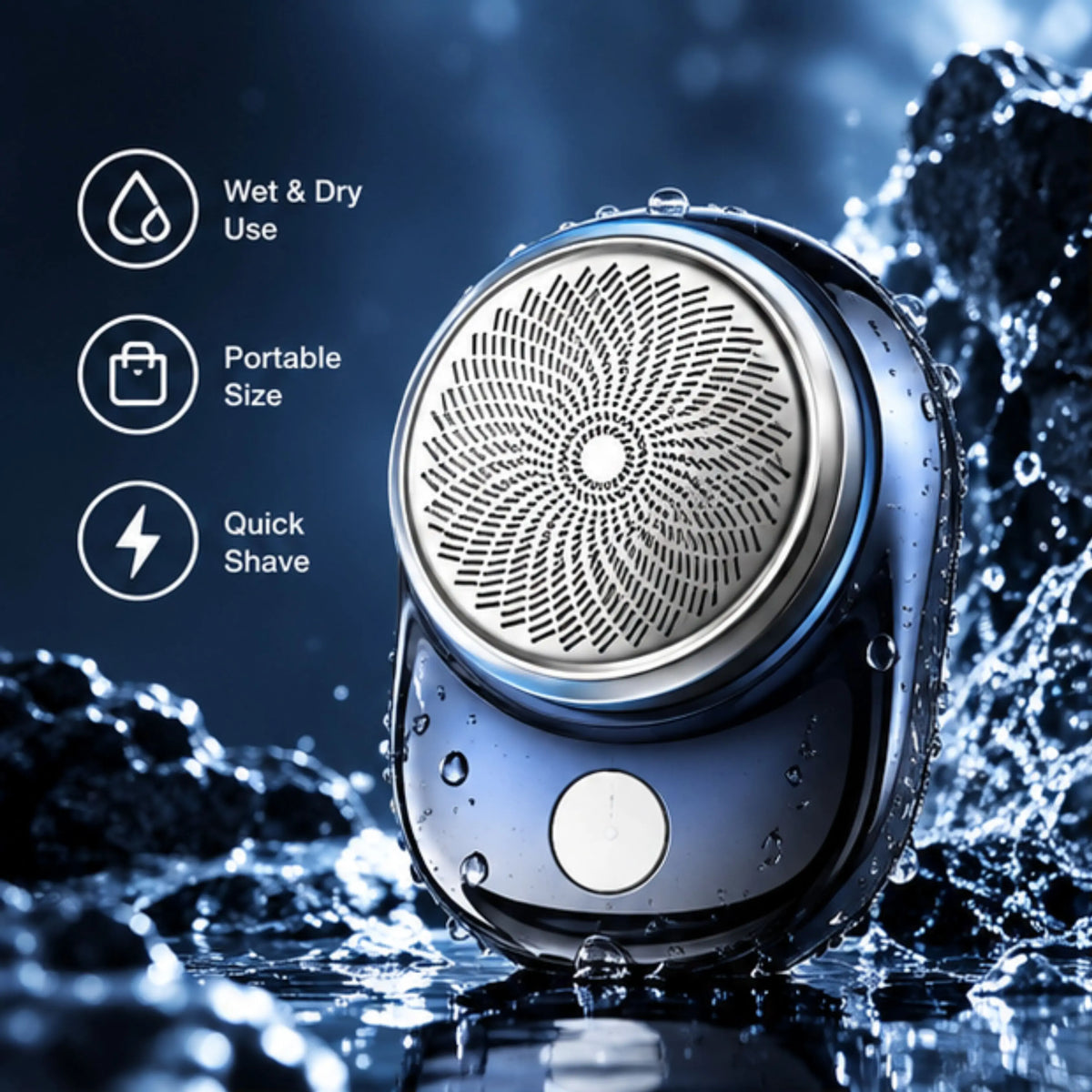 Portable Mini Electric Shaver – Rechargeable
