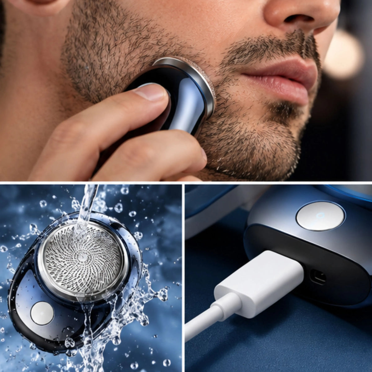 Portable Mini Electric Shaver – Rechargeable