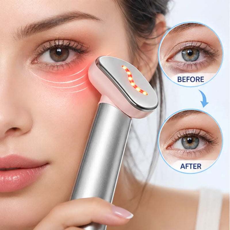 Eye Area Beauty Wand – Red & Blue Light, Warm Touch
