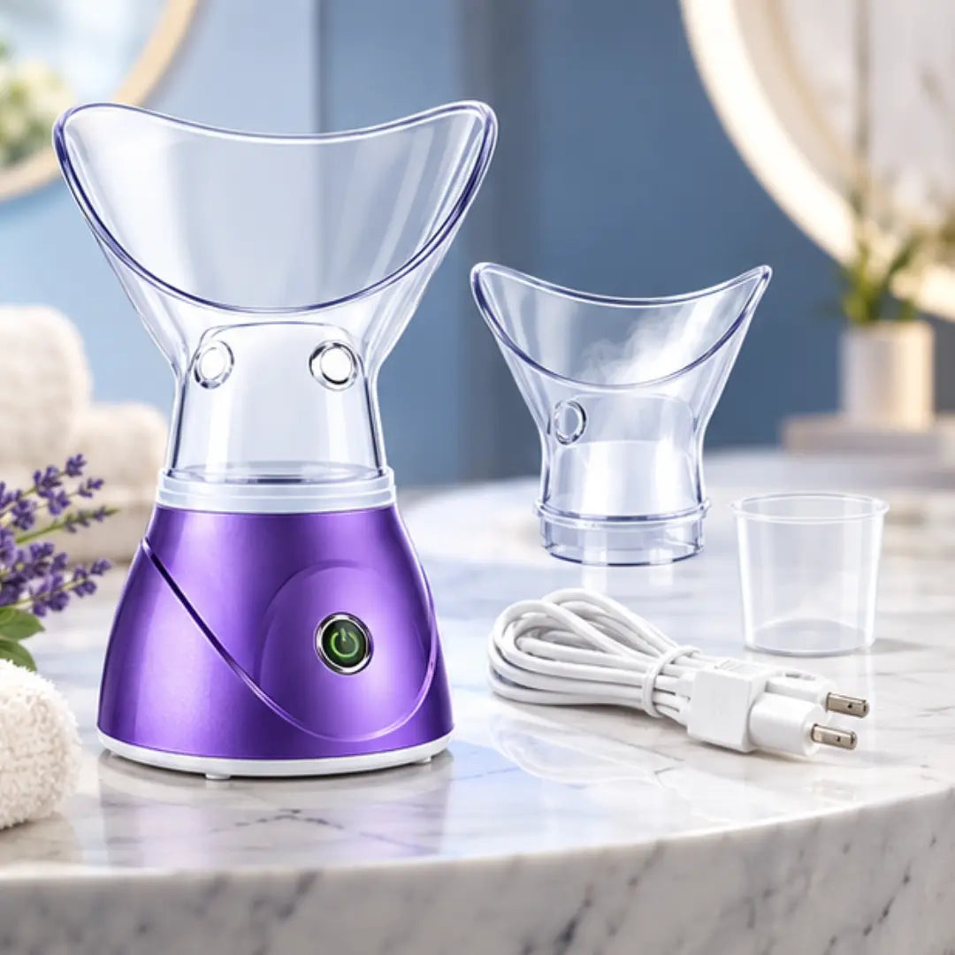 Nano Facial Steamer – 60ml Tank, Warm Mist, Portable