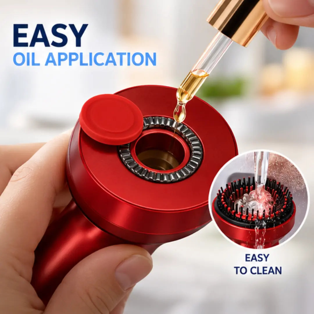 Scalp Massage Brush with Oil Applicator – 3 Modes