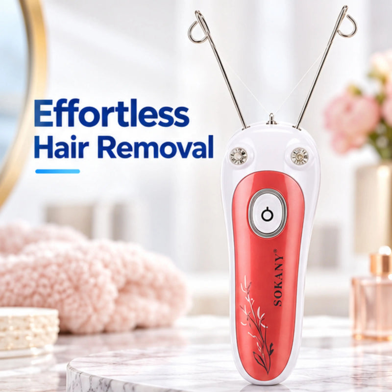 Sokany Electric Threading Hair Remover Kit for Face & Body