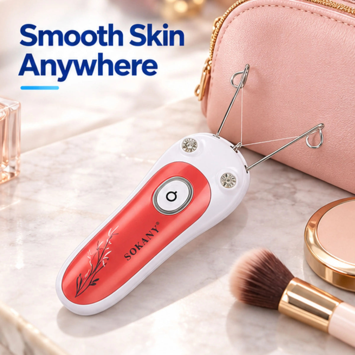 Sokany Electric Threading Hair Remover Kit for Face & Body