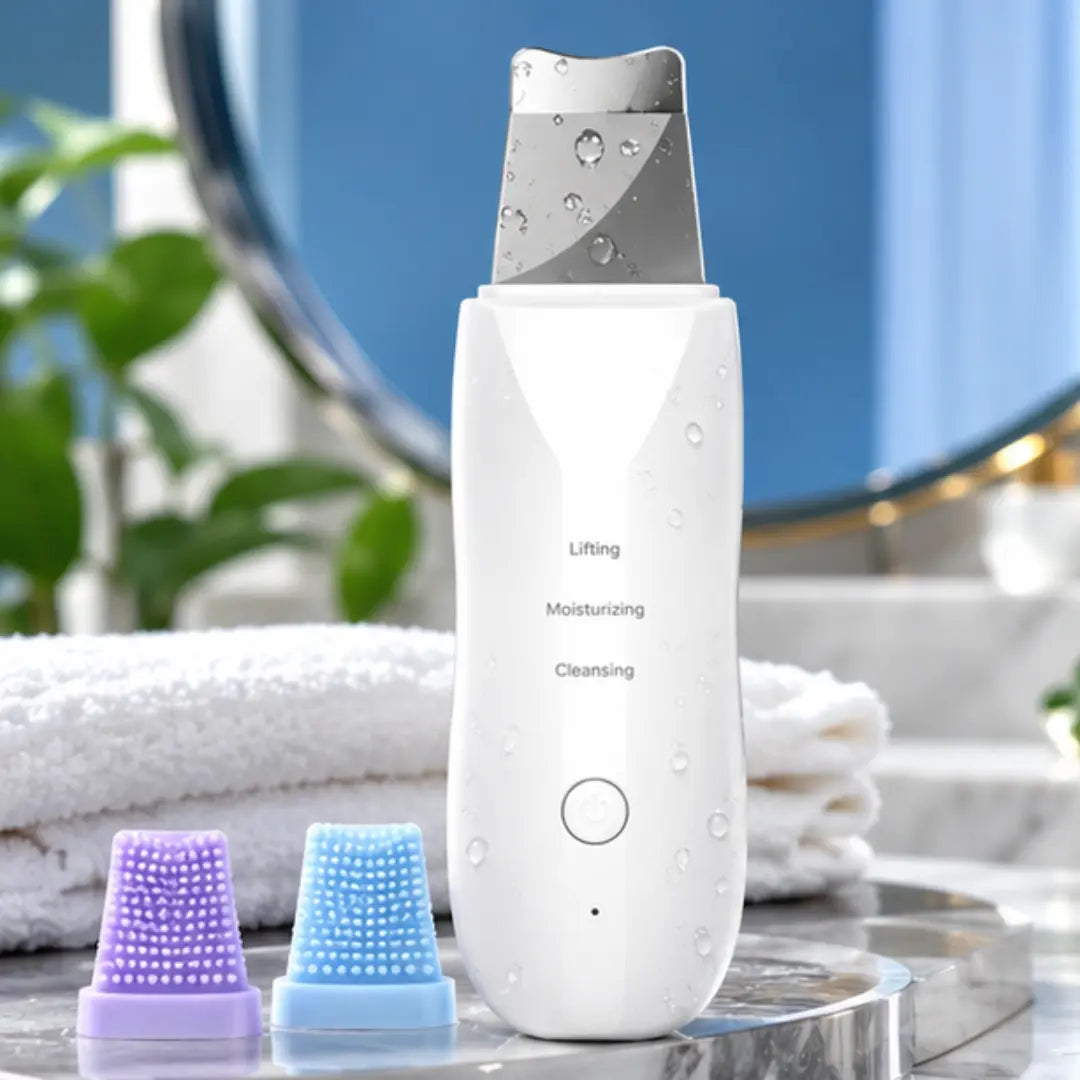 Ultrasonic Face Spatula – Deep Cleansing & Serum Infusion
