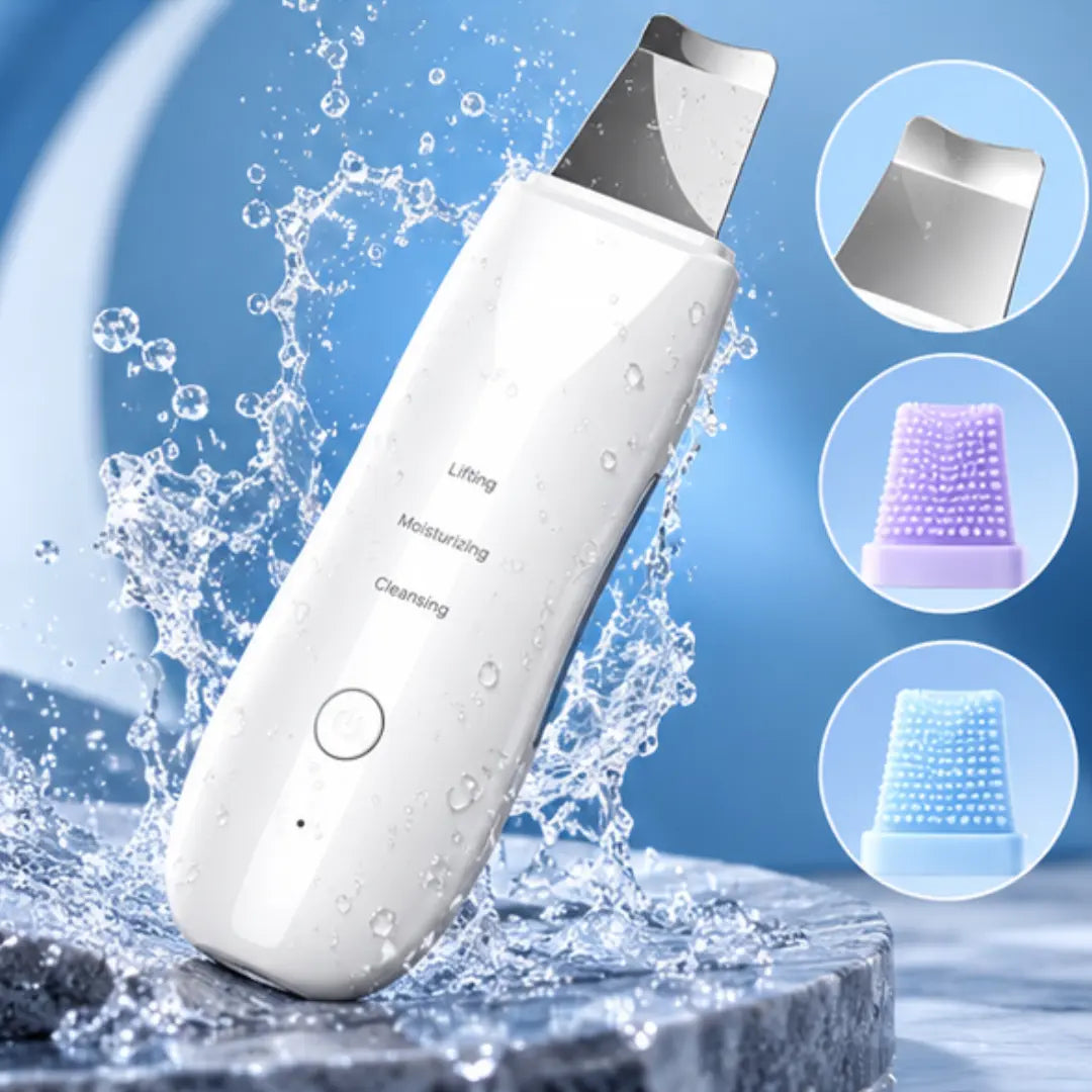 Ultrasonic Face Spatula – Deep Cleansing & Serum Infusion