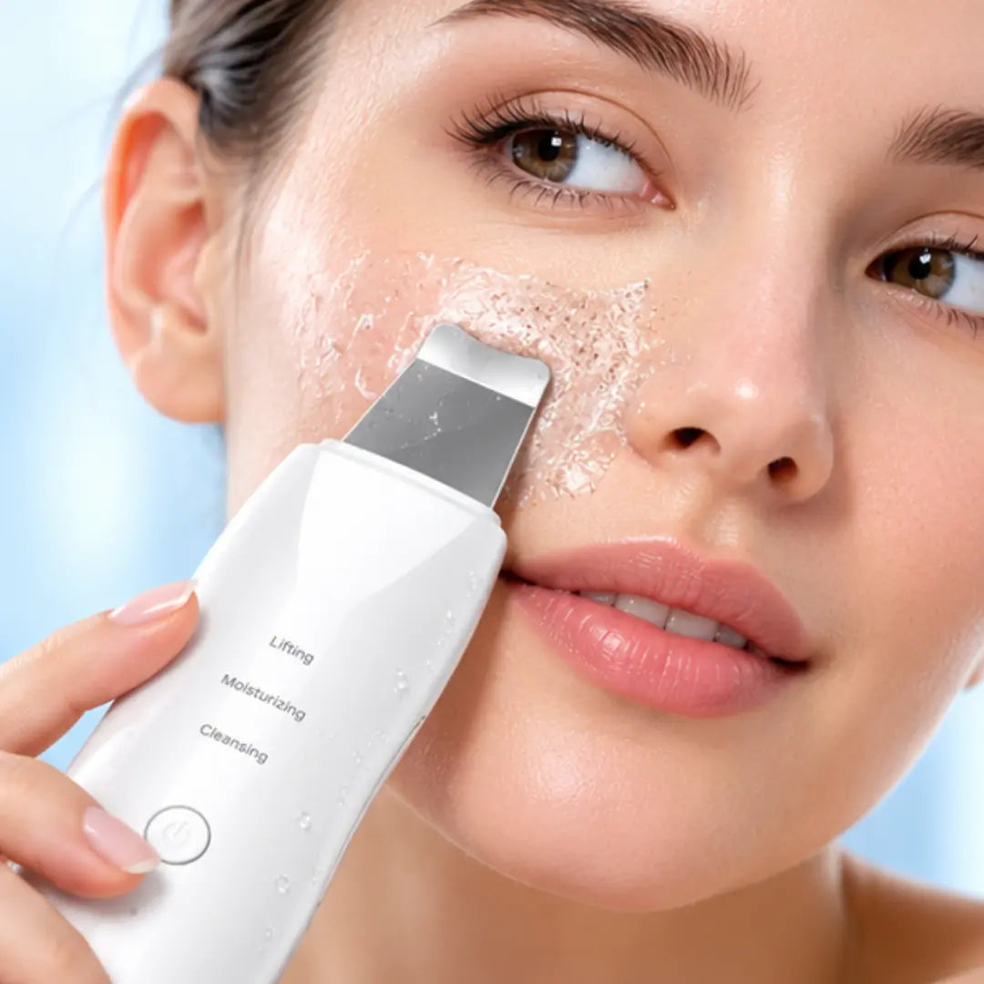 Ultrasonic Face Spatula – Deep Cleansing & Serum Infusion