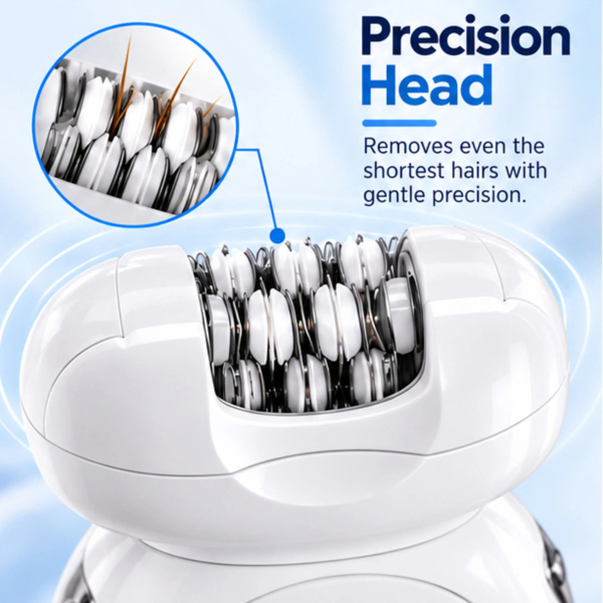 Women's Nose, Ear & Facial Hair Trimmer with Precision Clipper