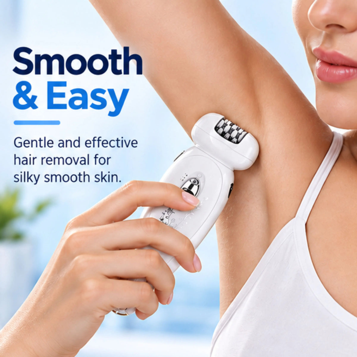 Women's Nose, Ear & Facial Hair Trimmer with Precision Clipper