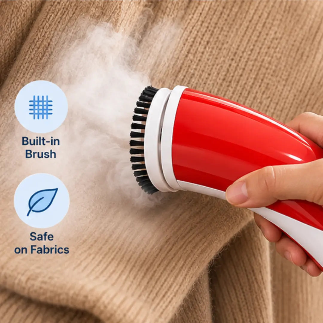 Portable Handheld Garment Steamer with Transparent Water Tank